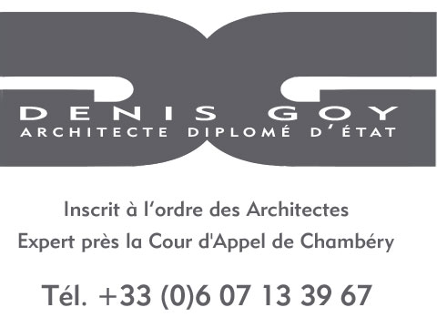 Architecte construction de chalet haut de gamme de luxe en Haute Savoie Denis Goy expert diplomé d'état rénovation 