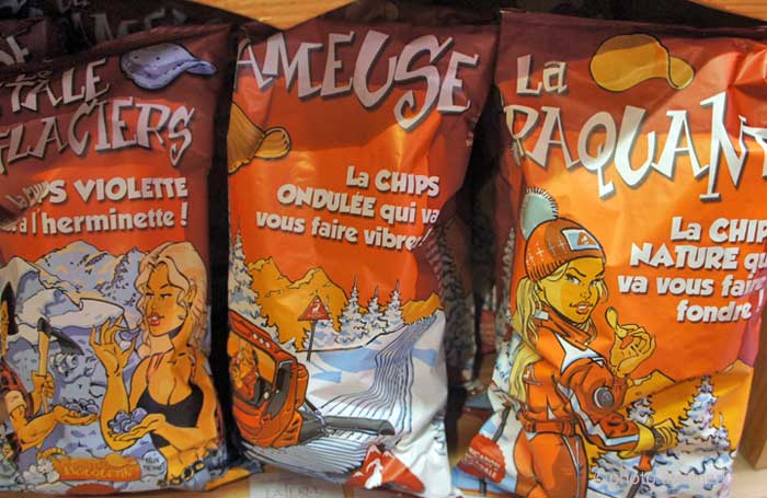 Chips artisanale de Savoie : violette, ondulée, nature...