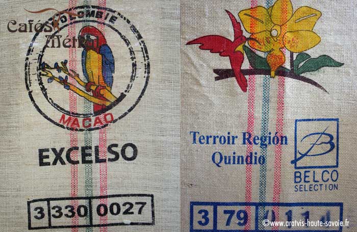 Café d'origine Amérique du Sud Colombie, Pérou, Guatemala, République Dominicaine, Costa Rica, Honduras