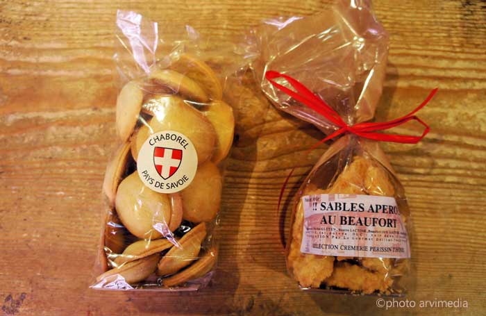 Sablés apéro au Beaufort, sablés sucrés Pays de Savoie