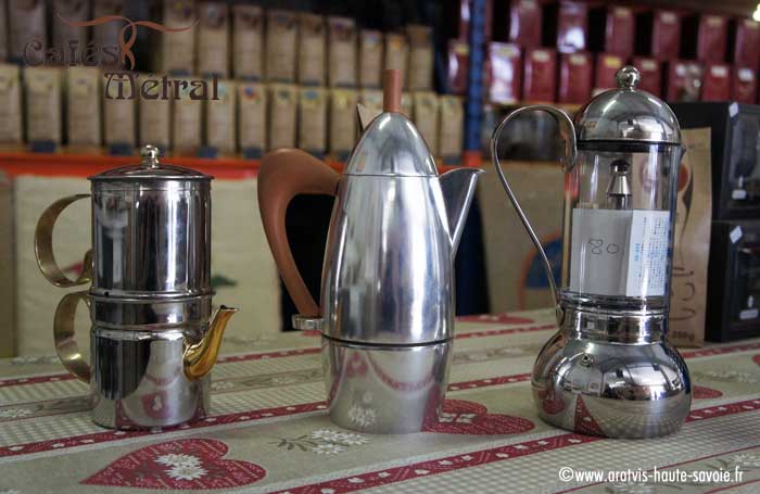 Véritable cafetière italienne Cafetières originales pour la préparation d'un café au goût unique